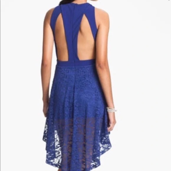 Lush royal blue gorgeous sleeveless dress, size M. Perfect for any occasion. - Picture 5 of 17